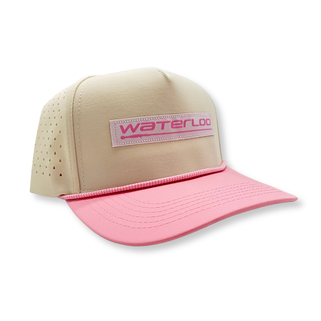 Waterloo Pink Tan  Cap   Performance Patch