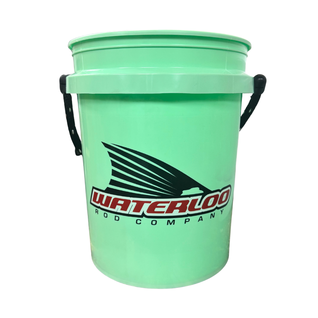 Waterloo 5 Gallon Bucket with Rope Handle - Tails Up Logo