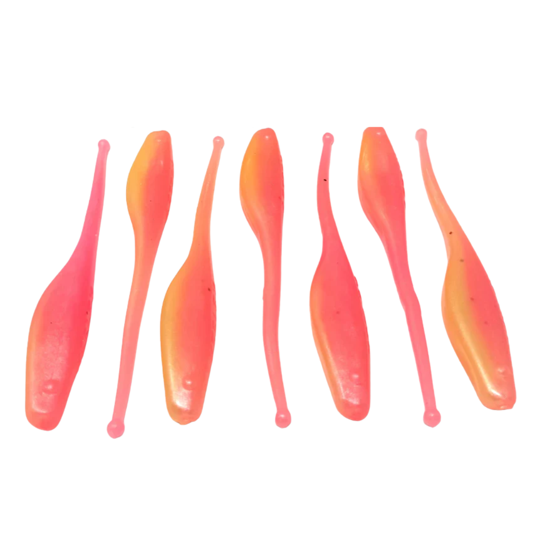 KWIGGLERS Ball Tail Shad 7 Pack (Multiple Colors)