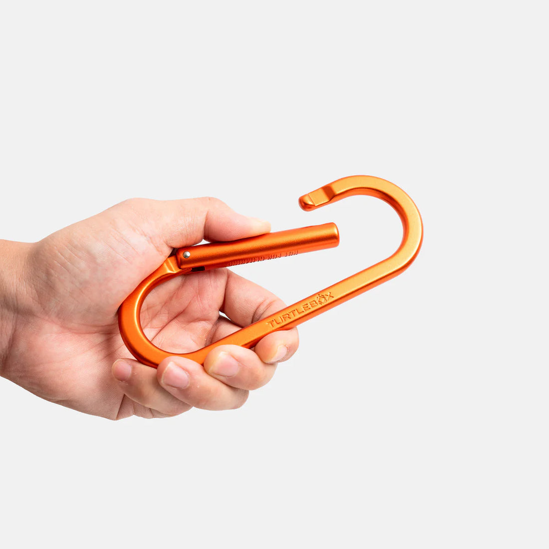 Turtlebox Heavy-Duty Carabiner - Blaze Orange