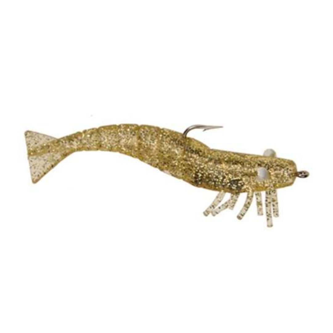 dota 2 golden fish lures D.O.A. 3" Shrimp Holographic Glitter