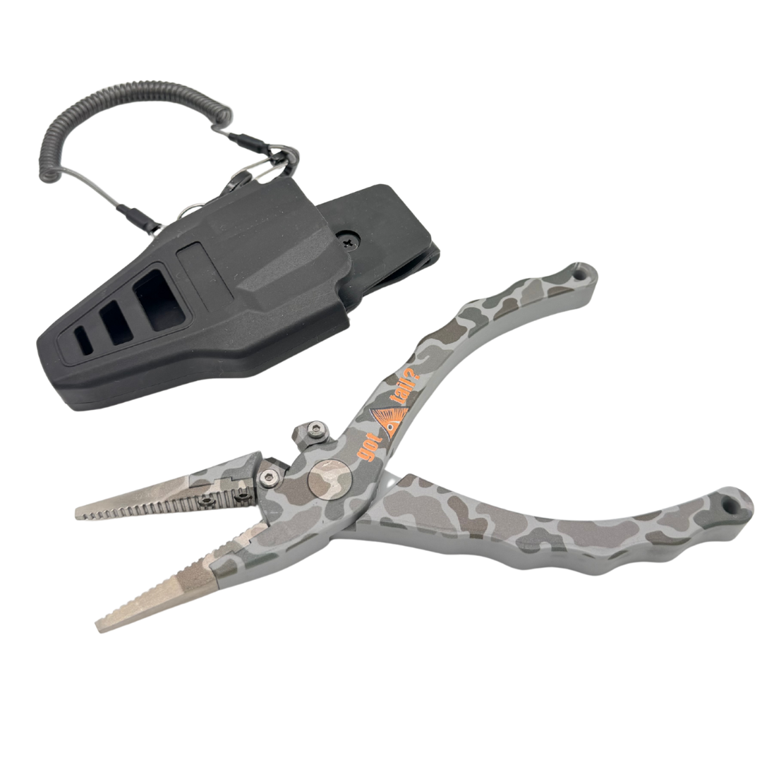 Evolution 7.5 Aluminum Pliers - Got Tail? Logo