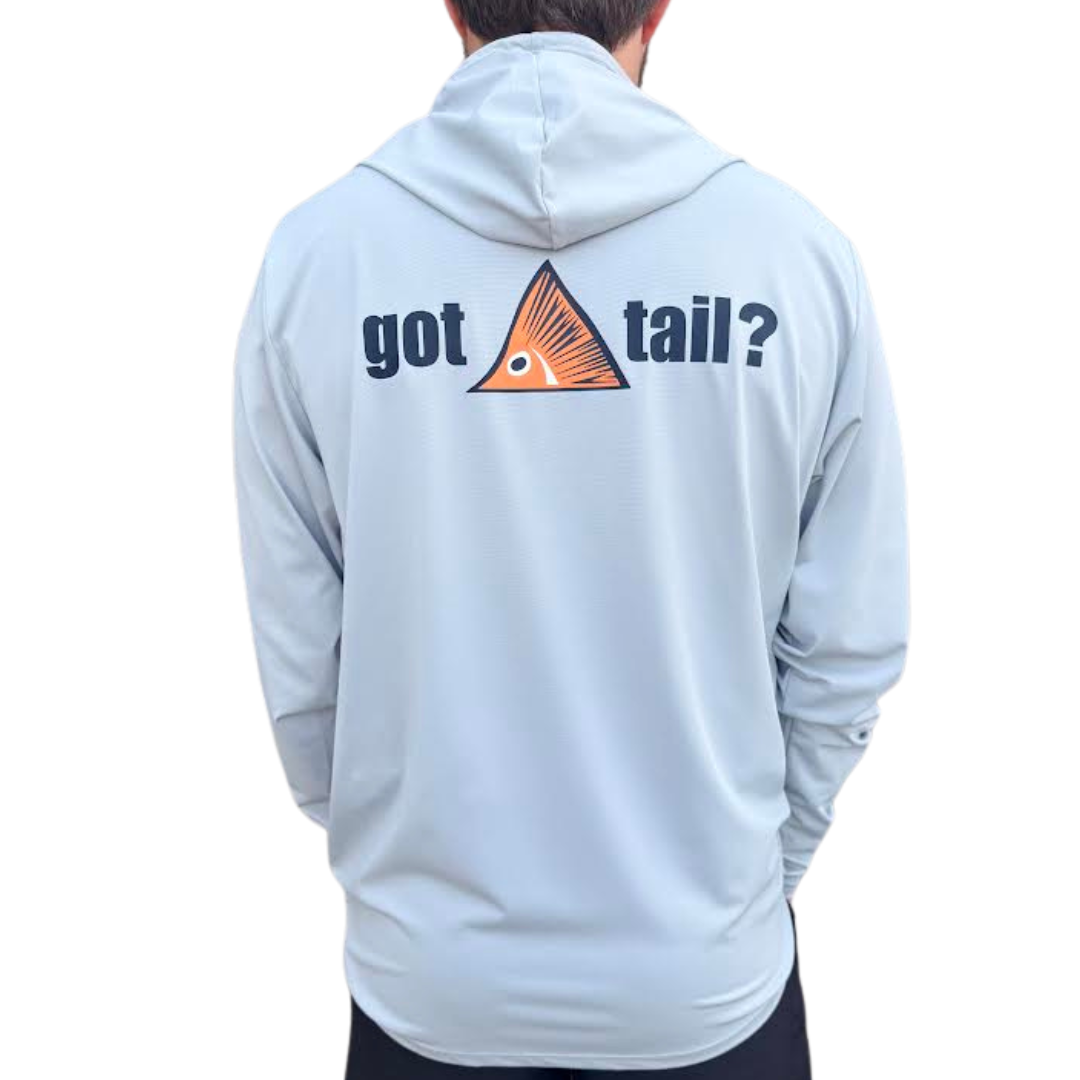 Got Tail Silver Performance Hoodie