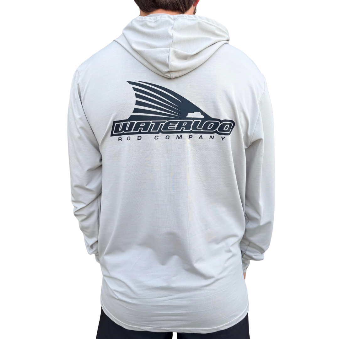 Waterloo Driftwood Performance Hoodie - Tails Up Logo