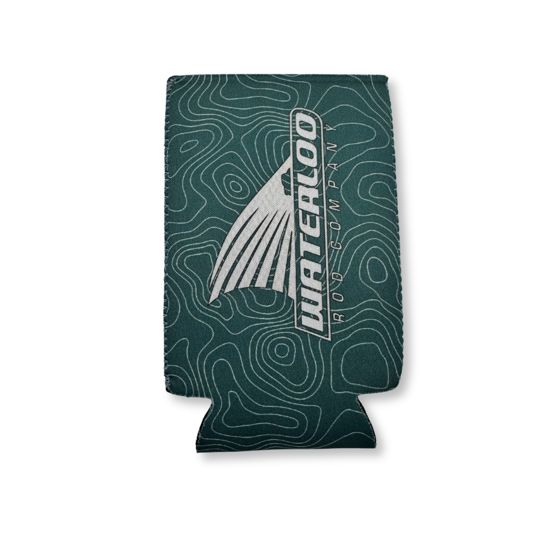 Waterloo Slim Can Koozies - Tails Up Logo