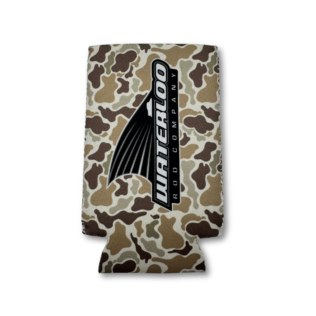 Waterloo Slim Can Koozies - Tails Up Logo