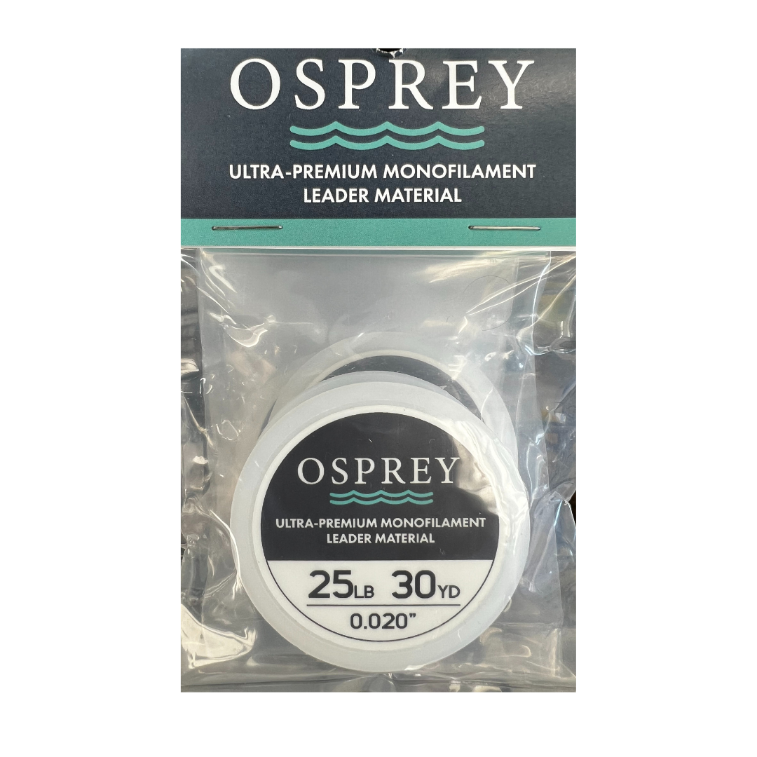 Osprey Ultra-Premium Monofilament Leader Material - 30 Yard 25lb 30yd
