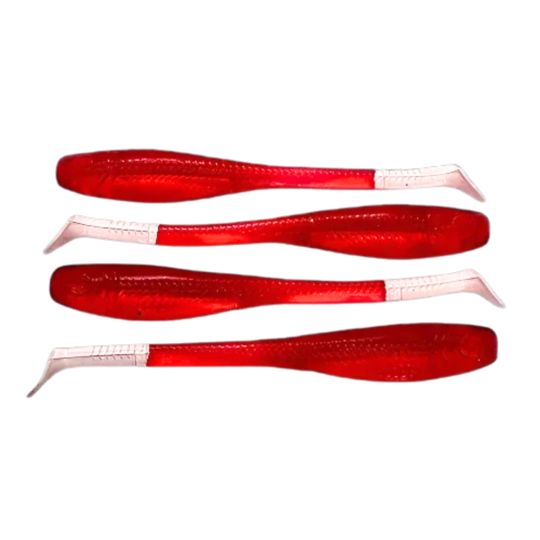 candy fishing lures Down South Lures Saltwater Paddletail Swimbait - 4-1/2"