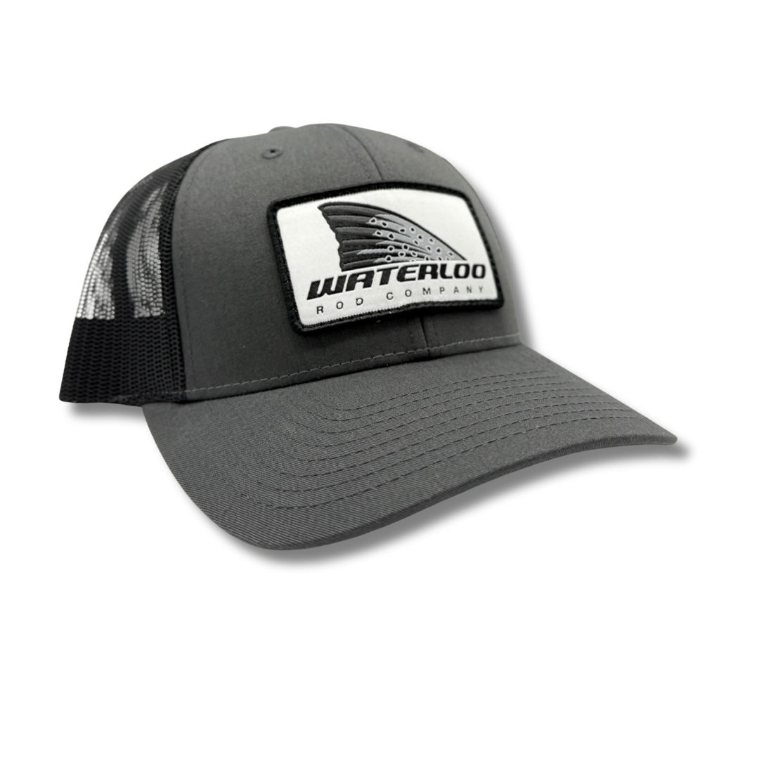 Waterloo Charcoal and Black Cap - Trout Tails Up
