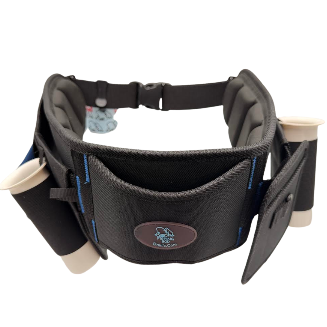 wade fishing belt with rod holder Onkija Wade Fishing Belt