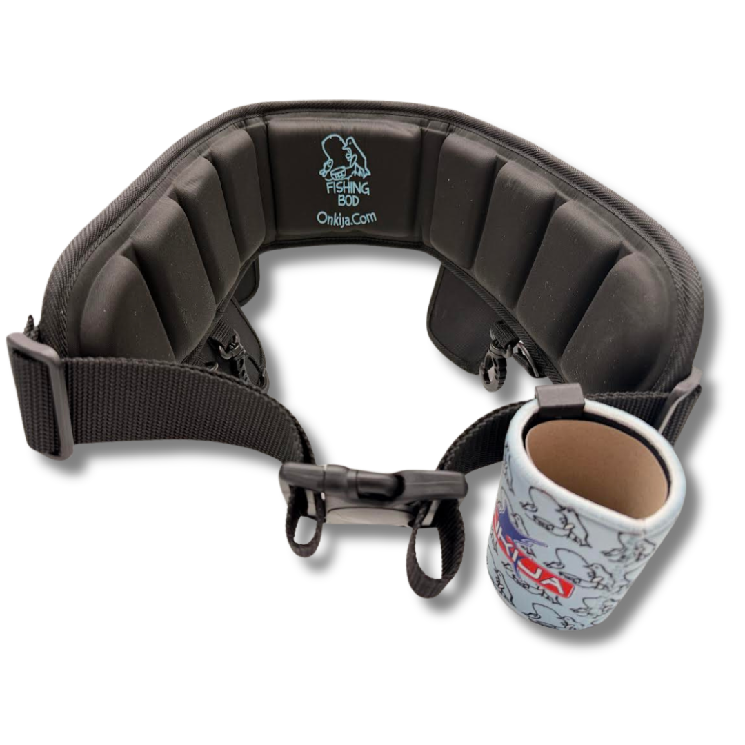 wade fishing belt with rod holder Onkija Wade Fishing Belt