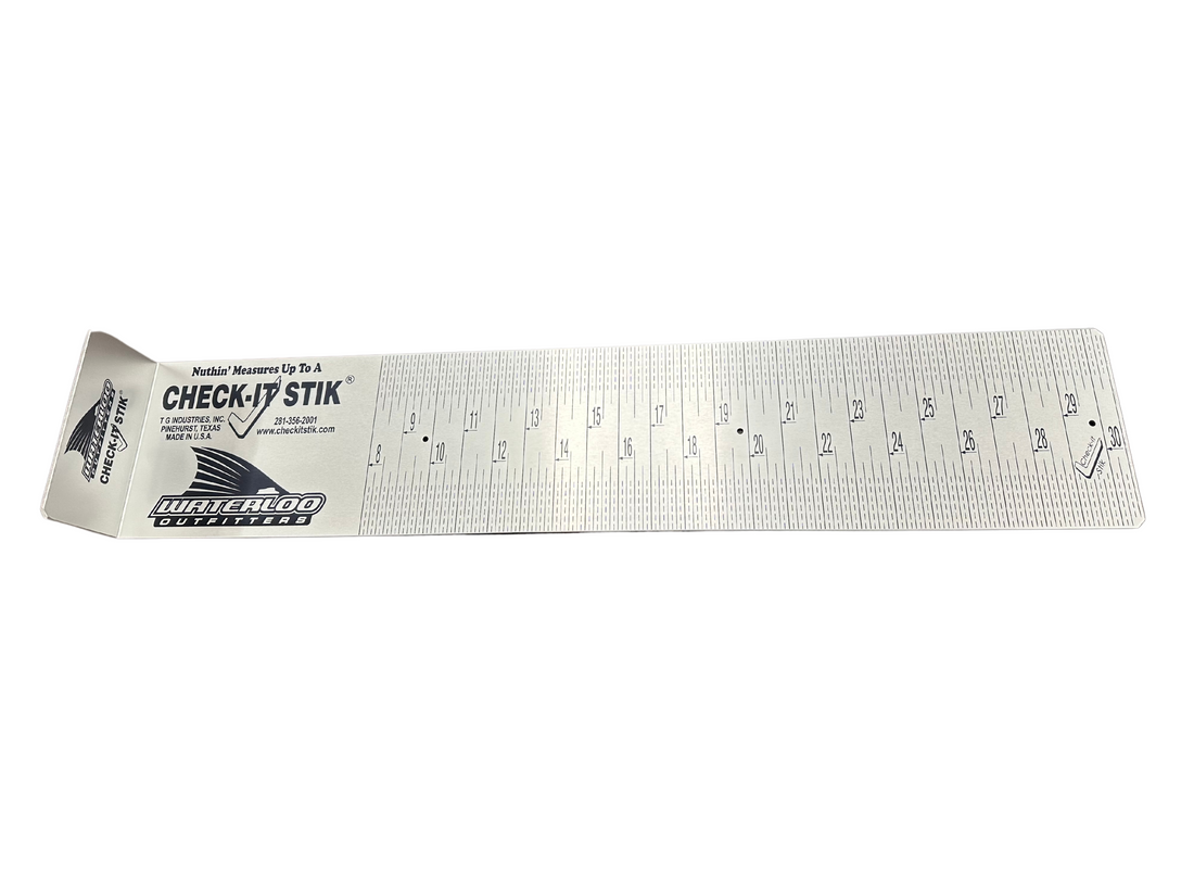 Waterloo Check It Stik - 30 1/2" x 6" - Red Fish Pro Series