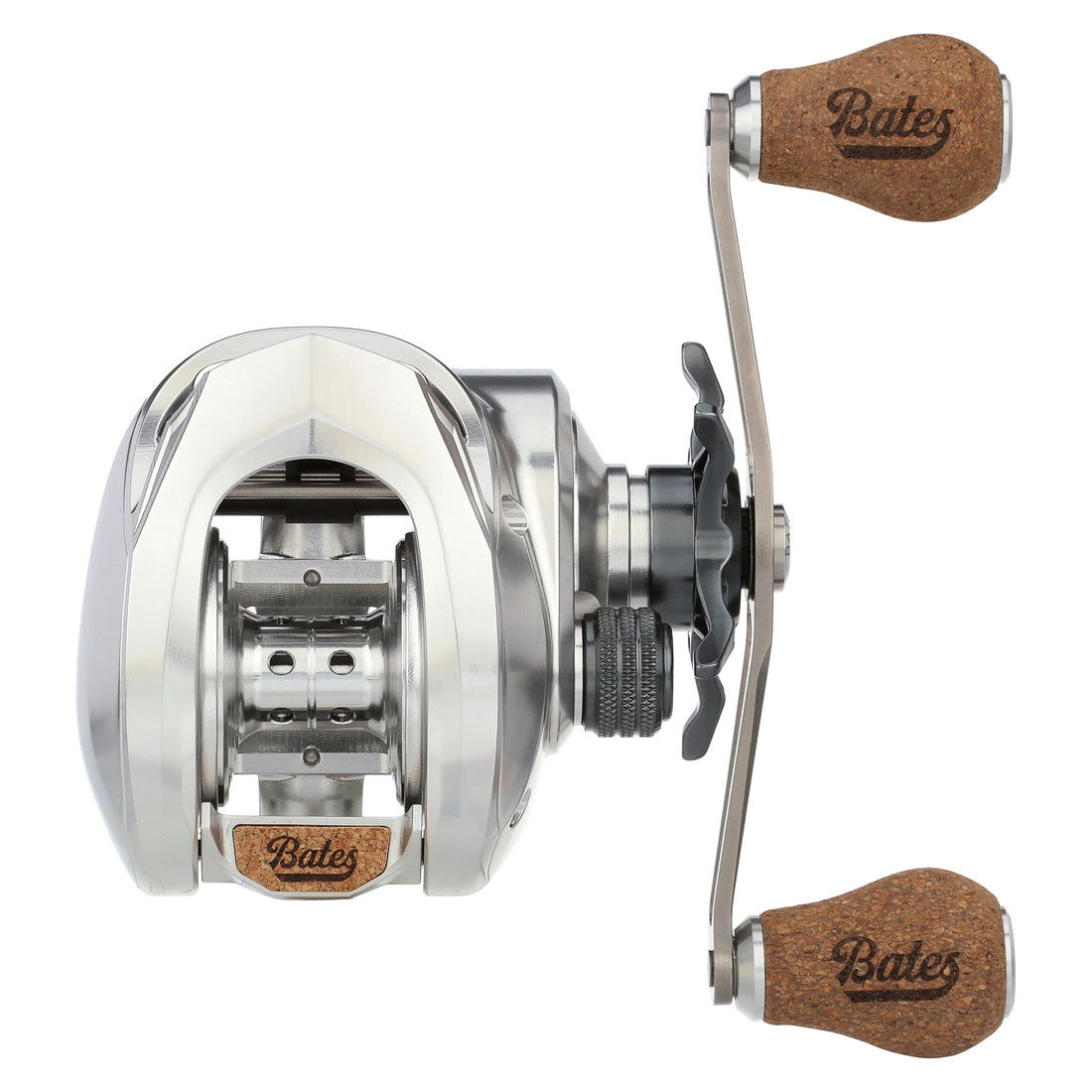 Bates Fishing The Goat 150 Baitcasting Reel - Anodized Clear