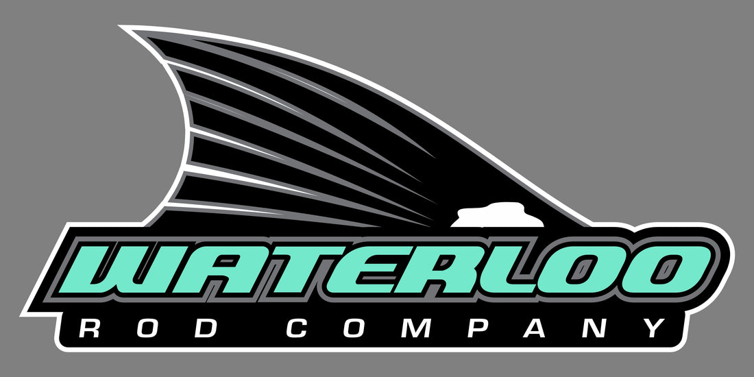 Large Waterloo Rod Tails Up Decal