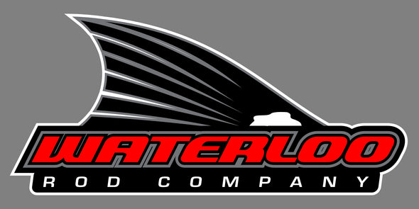 Large Waterloo Rod Tails Up Decal