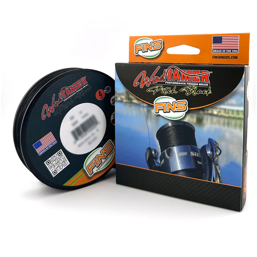 Windtamer Pitch Black Braid 30 lb. / 150 yards Windtamer Pitch Black Braid 30 lb. / 150 yards