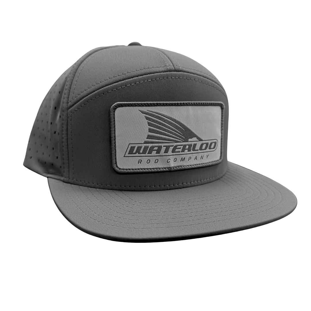 Waterloo Charcoal Performance Cap - Charcoal Tails Up Patch