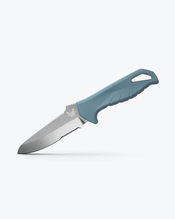 Benchmade Undercurrent - Depth Blue Santoprene - Sheepsfoot - 18040S