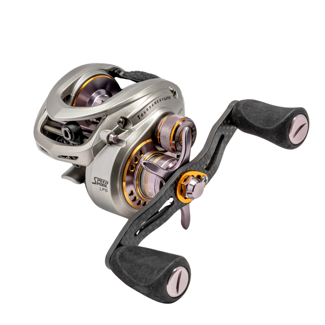 Lew's Tournament Lite LFS Baitcast Fishing Reel, Left-Hand Retrieve, 7.5:1  Gear Ratio, 11 Bearing System with Stainless Steel Double Shielded Ball