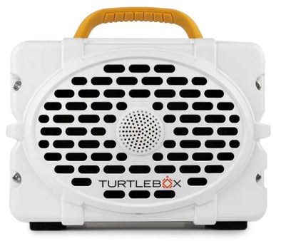 Turtlebox Gen 2 - White w/Blaze Orange Handle