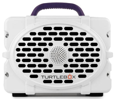 Turtlebox Gen 2 - White w/Purple Handle