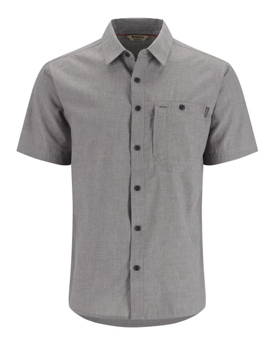 Simms Men's Cutbank Chambray Short Sleeve Shirt