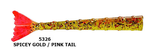 Hogie Superjack Shrimp Tails Spicy Gold/Pink Tail (5326)