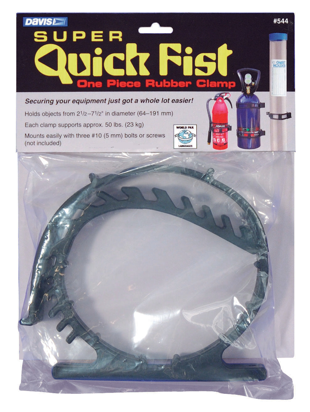 Baad Marine Supply, LLC Super Quick Fist One Piece Rubber Clamp
