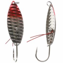 Aqya Dream Weedless Spoon 3/8oz. Nickel/Red