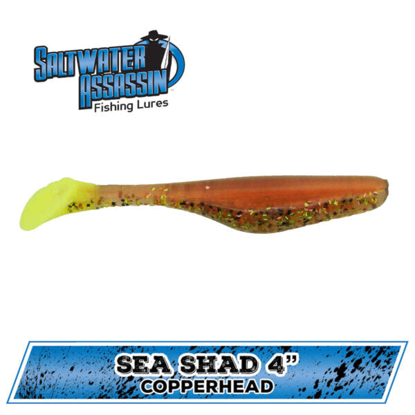 Bass Assassin Sea Shad - Multiple Colors and SIze