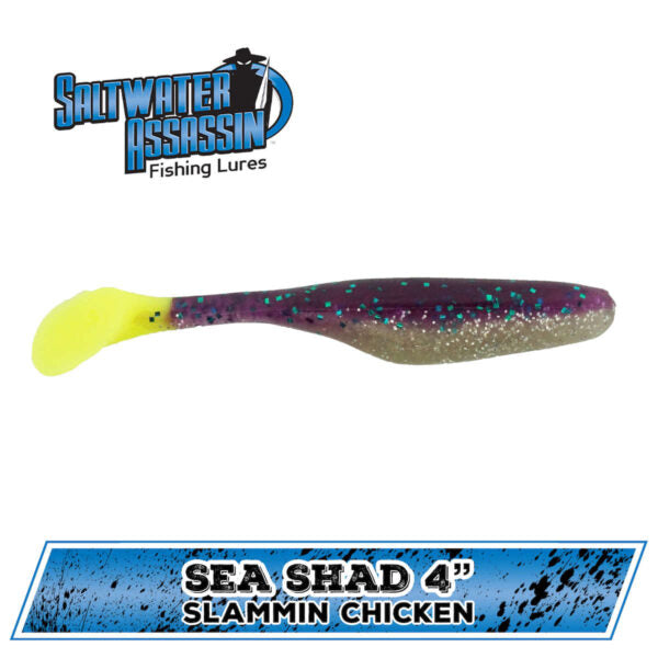 Bass Assassin Sea Shad - Multiple Colors and SIze