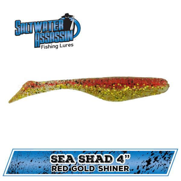 Bass Assassin Sea Shad - Multiple Colors and SIze