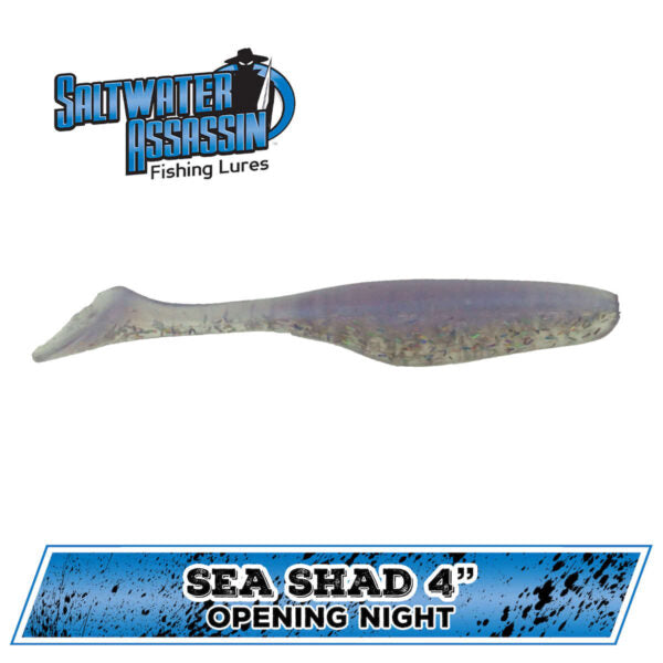 Bass Assassin Sea Shad - Multiple Colors and SIze