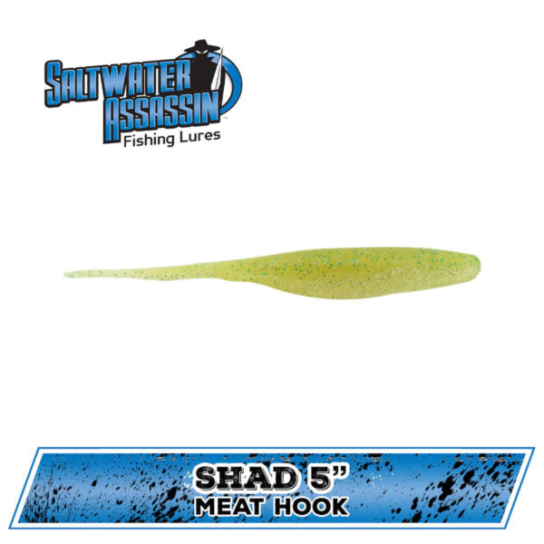 Bass Assassin Saltwater Shad- 5 8 CT