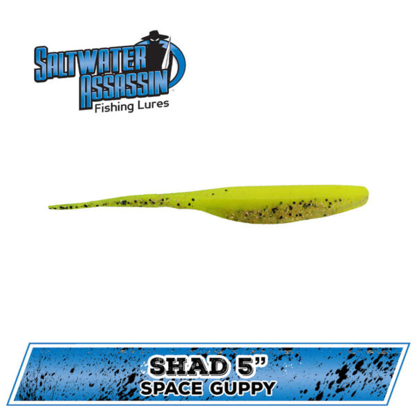 Bass Assassin Saltwater Shad- 5" 8 CT