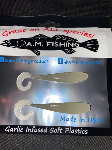 A.M. Fishing Lures - Garlic Glow Stick 3" mini