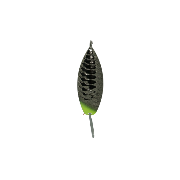 Aqua Dream Weedless Spoon -1/4oz - Black/Chartreuse