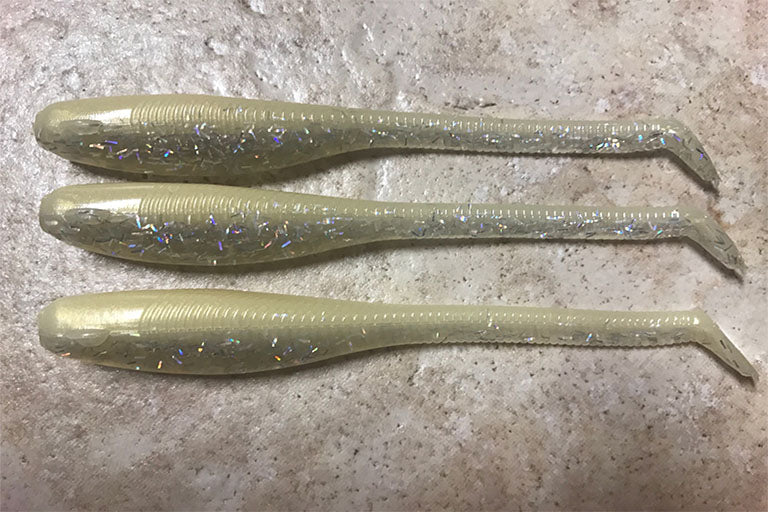 Down South Lures Burner Shad - 3-1/2 - White Ice - Yahoo Shopping
