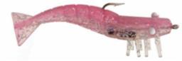 DOA FSH3-3P-408 Shrimp Lure 3 1/4 oz Red/Gold Glitter 3 Per Pack 