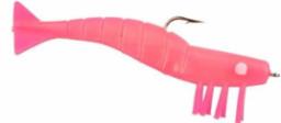 DOA FSH3-368 Shrimp Lure 3 1/4 oz Clear And Red Glitter 1 Per Pack 