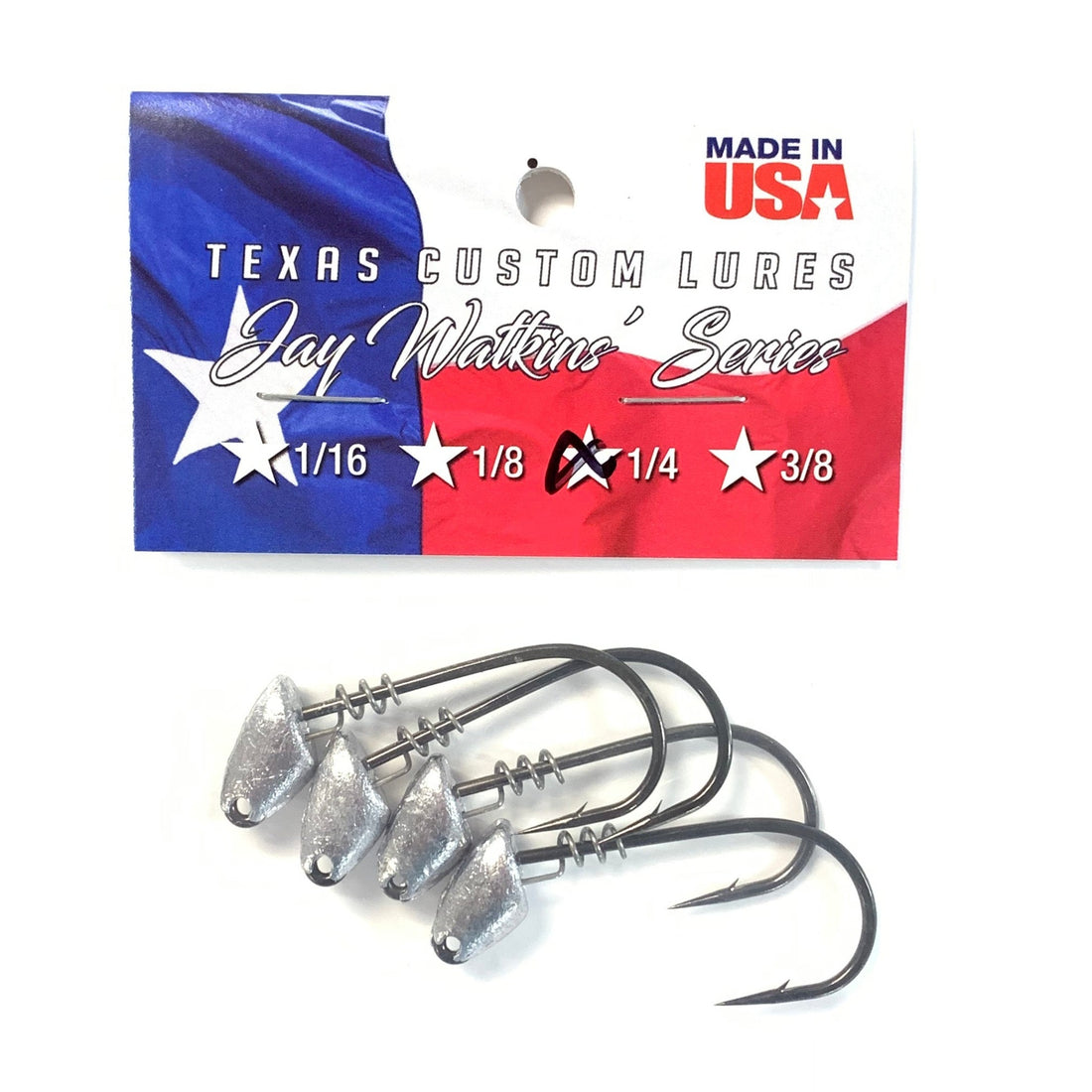 Texas Custom Lures Jighead- Plain (Multiple Sizes)