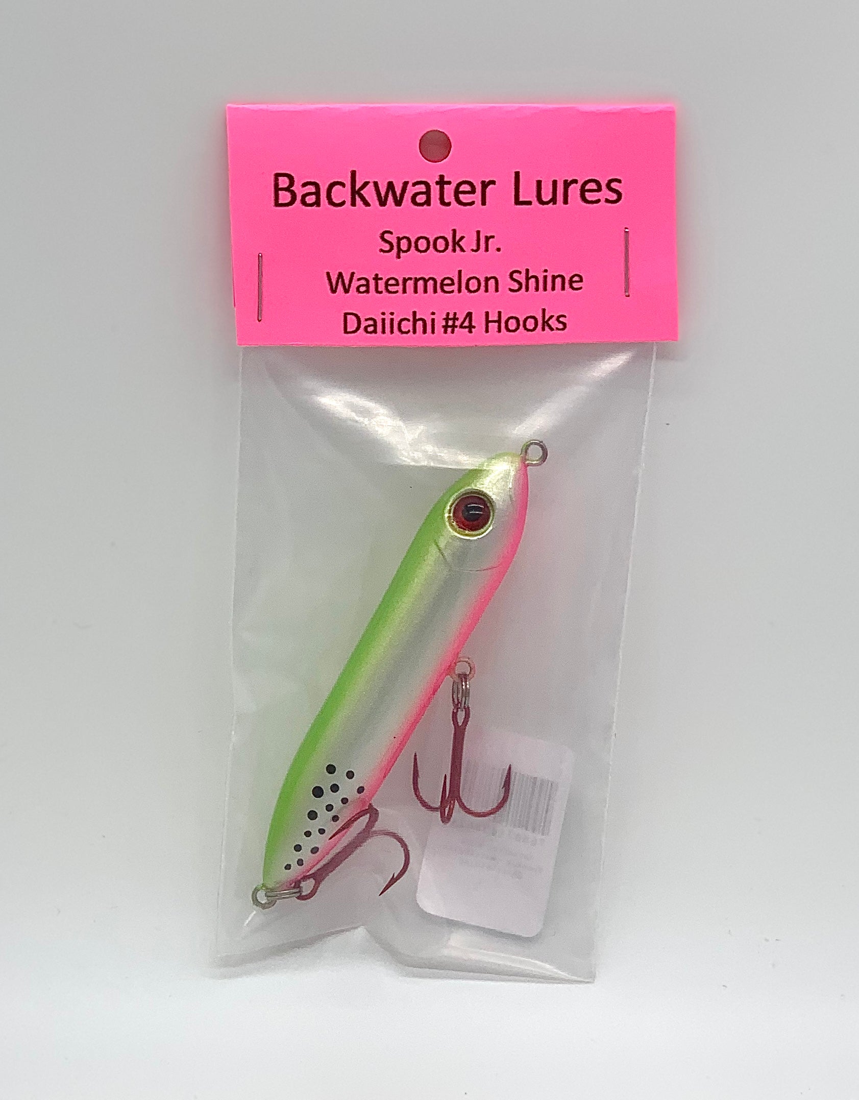 Backwater Lures Custom Spook Jr. Waterloo Rods