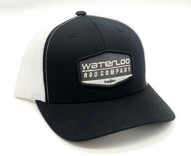 Waterloo Black and White Cap - Badge Patch