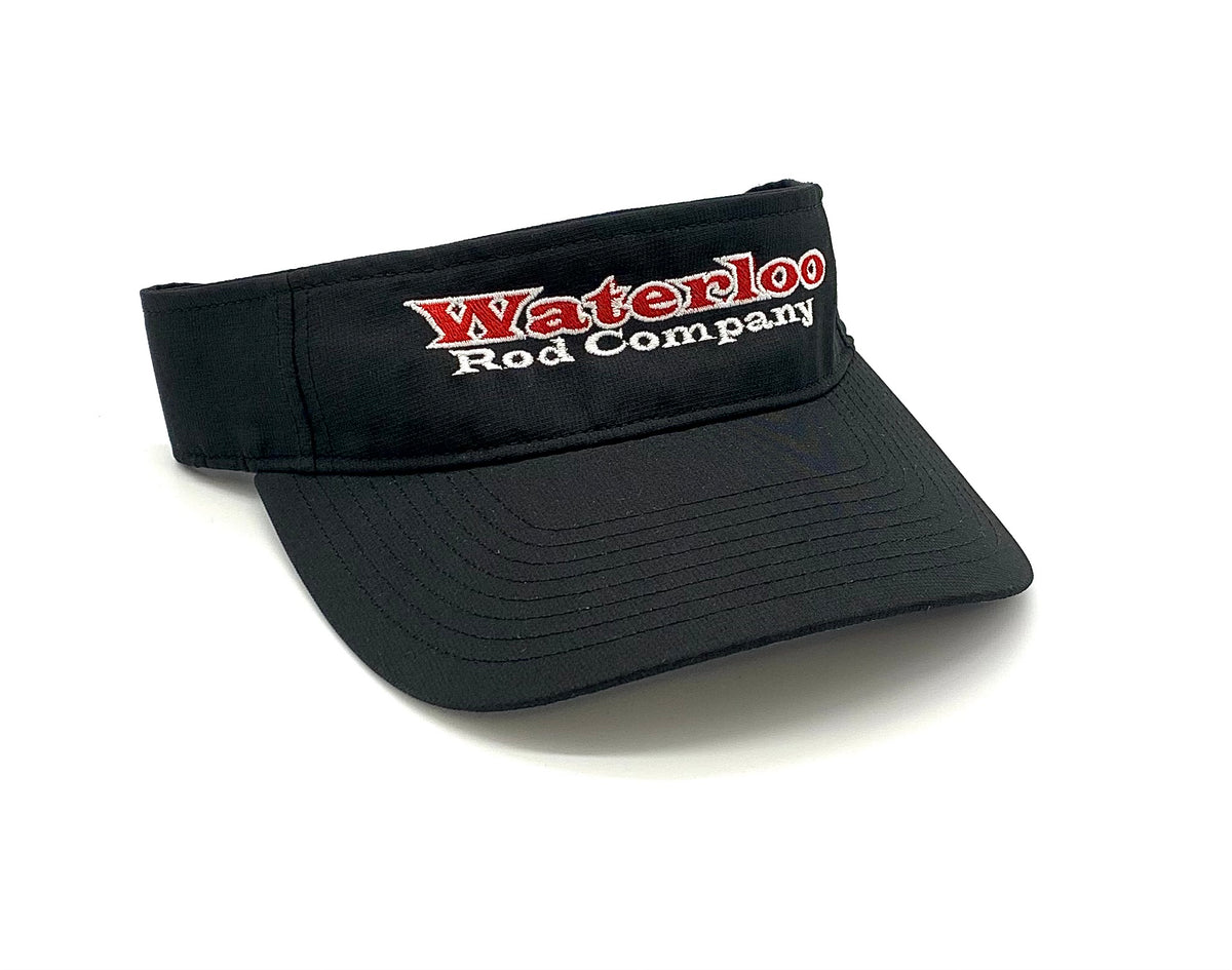 Waterloo Black Visor Original Waterloo Logo Waterloo Rods