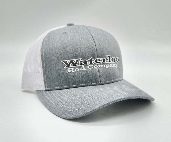 Waterloo Heather Grey and White Cap - Grey/White OG Logo