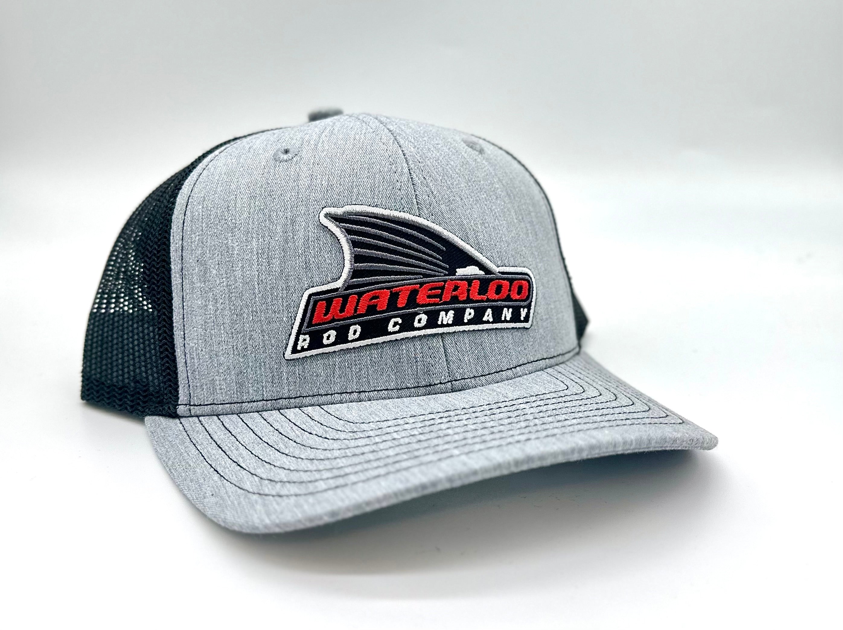 Richardson 112Y Youth Trucker Snapback Cap - Heather Grey/Black