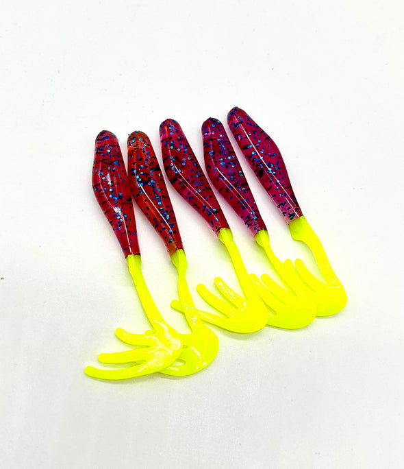 3JD Lure - 3.5" Shads - 6 Pack