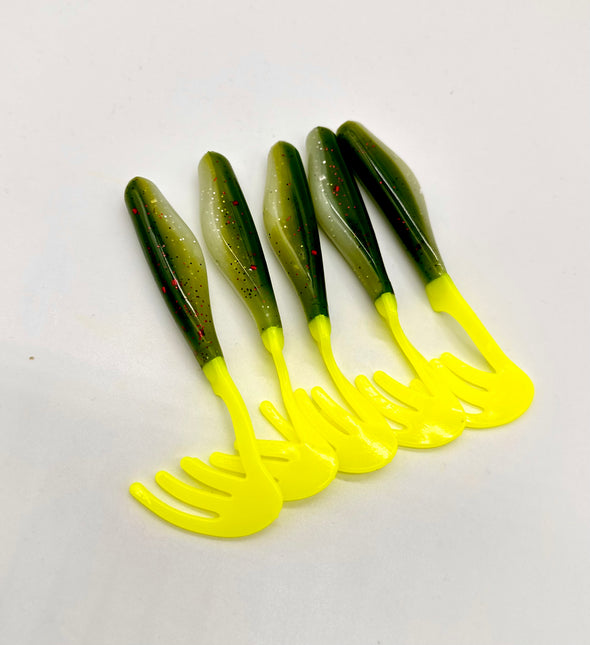 3JD Lure - 3.5" Shads - 6 Pack