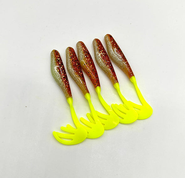 3JD Lure - 3.5" Shads - 6 Pack