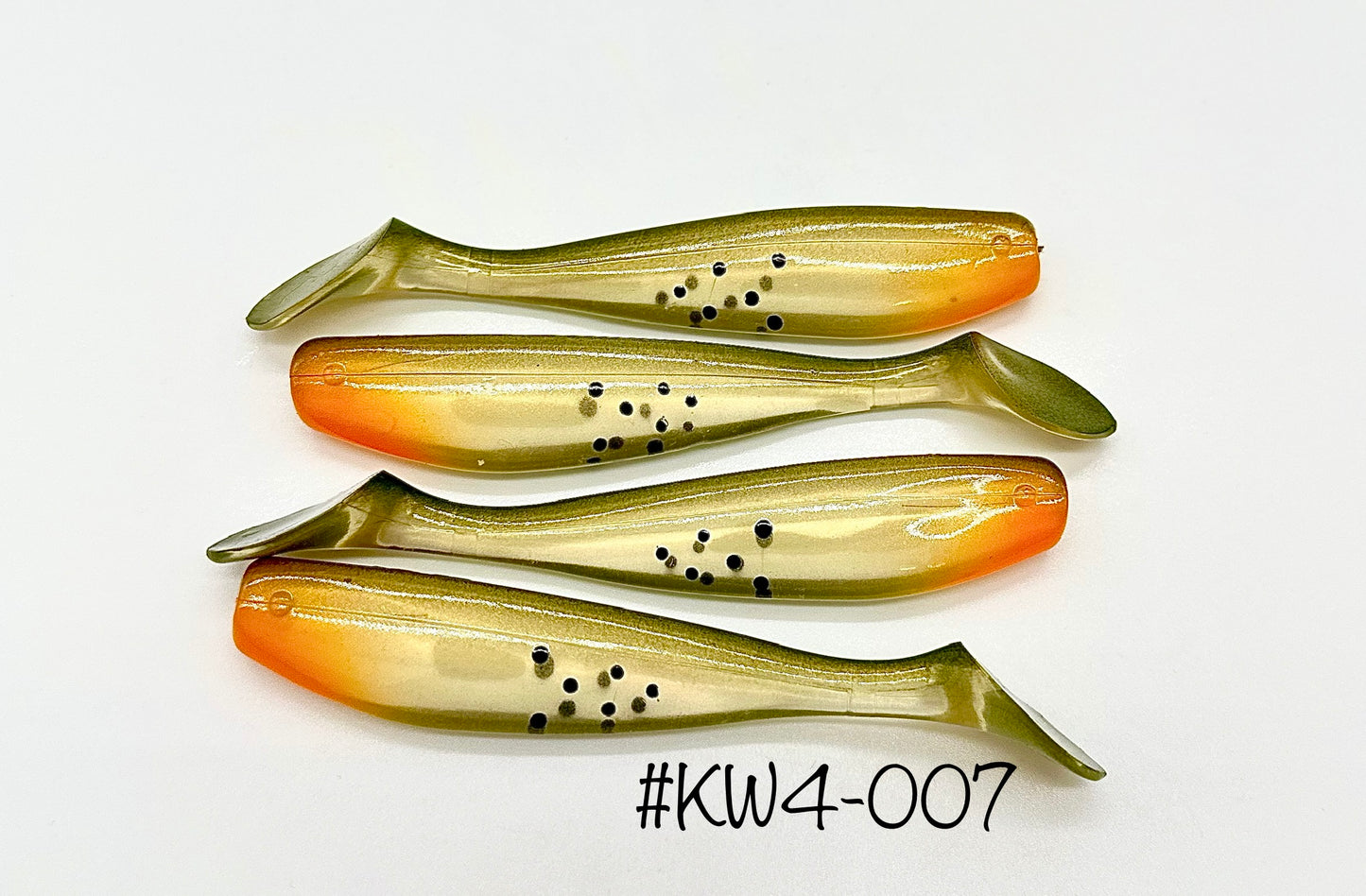 Custom KWigglers -4 Inch Paddle Tail – Waterloo Rods